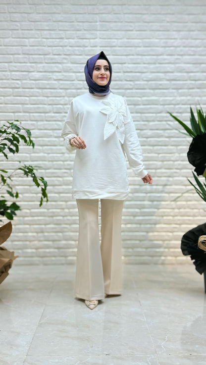 Beranisa Gül Detaylı Tunik 5263