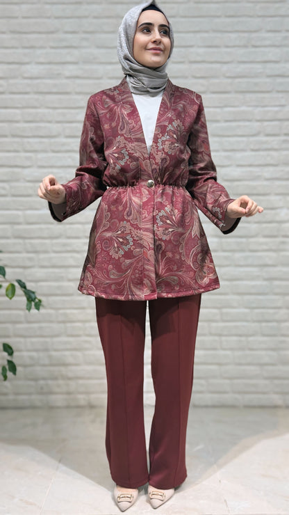 Beranisa Etnik Desen İkilli Takım 4011