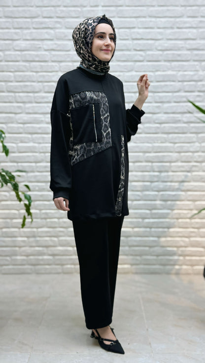 Mi Esse Pantolonlu Takım 8062