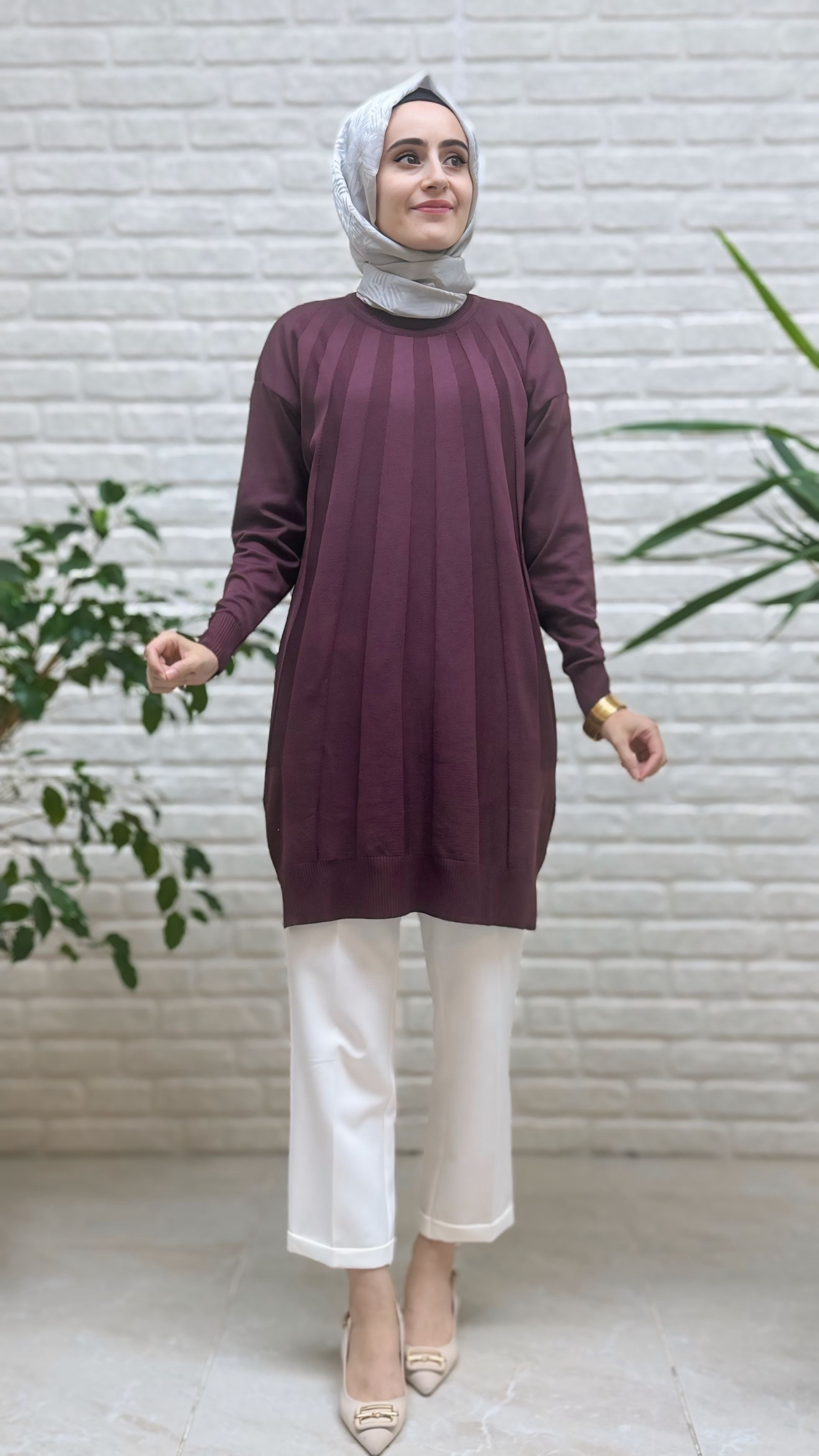 Beranisa Soğuk İp Tunik 3190