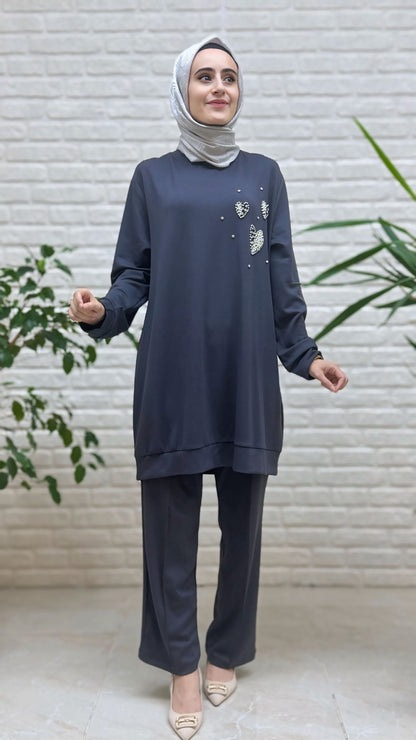 Moda  Park Pantolonlu Takım 3944