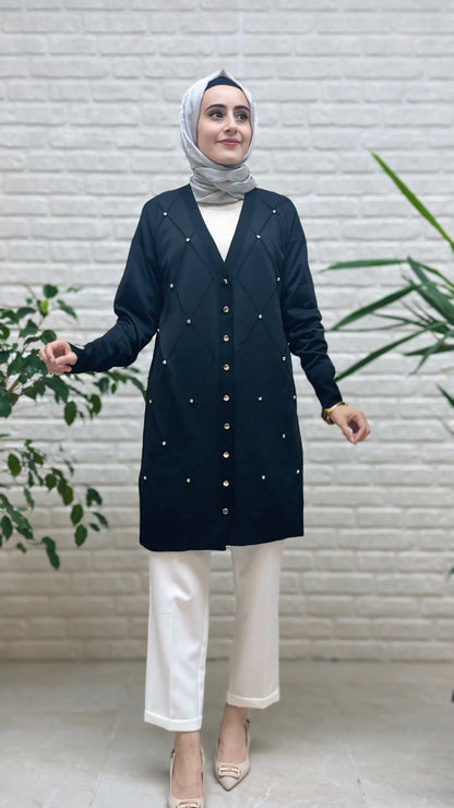 Beranisa Soğuk İp taşlı Hırka 3246