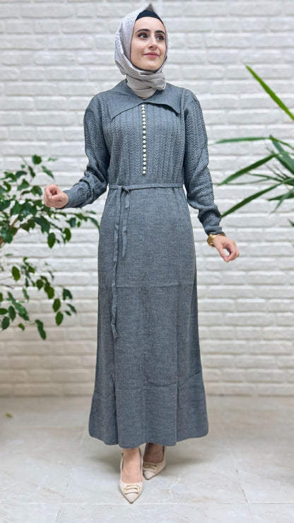 Beranisa İnci Detaylı Elbise 25210