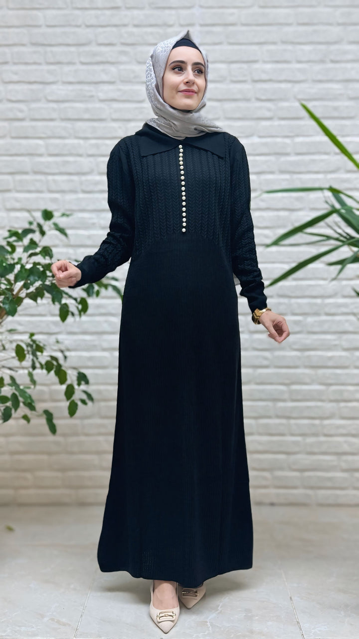 Beranisa İnci Detaylı Elbise 25210