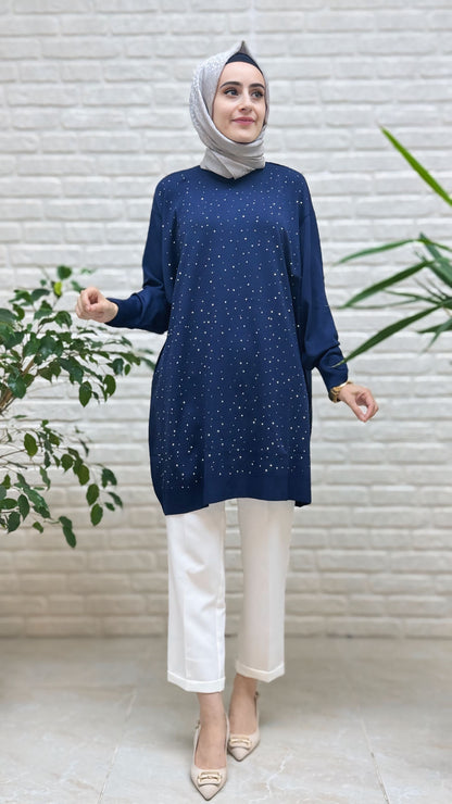 Beranisa Soğuk İp Tunik 3197