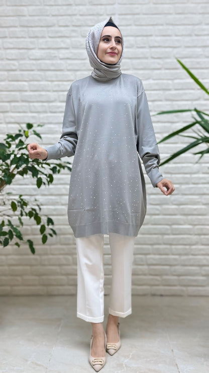 Beranisa Soğuk İp Tunik 3197