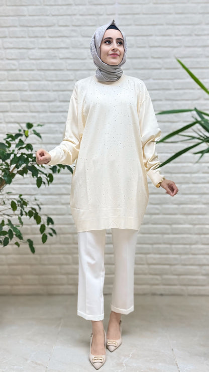 Beranisa Soğuk İp Tunik 3197