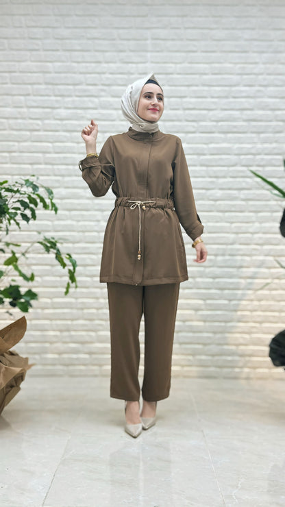 Kado Hasır İpli Pantolonlu Takım 8475