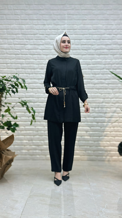 Kado Hasır İpli Pantolonlu Takım 8475