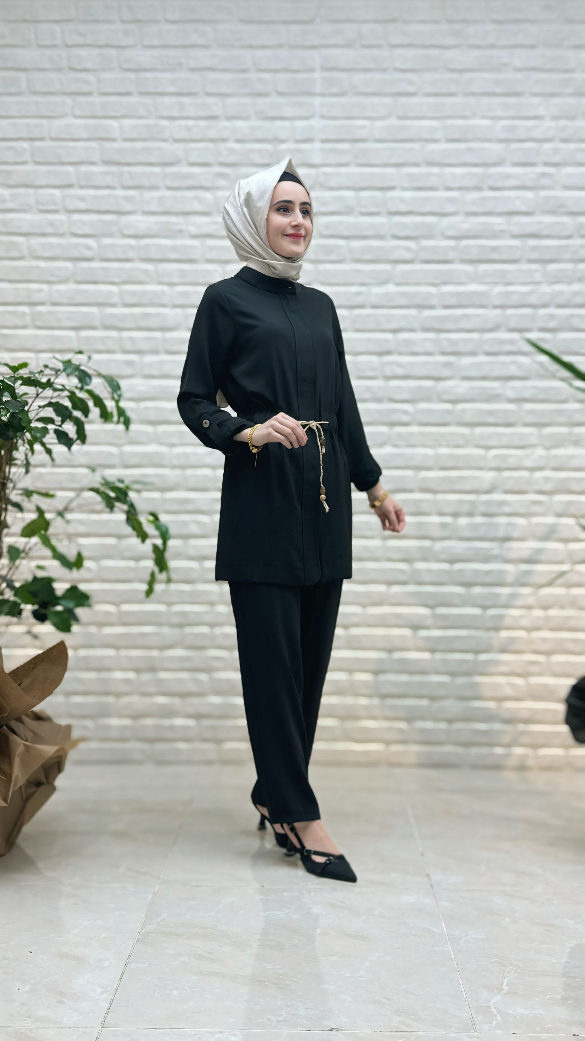 Kado Hasır İpli Pantolonlu Takım 8475