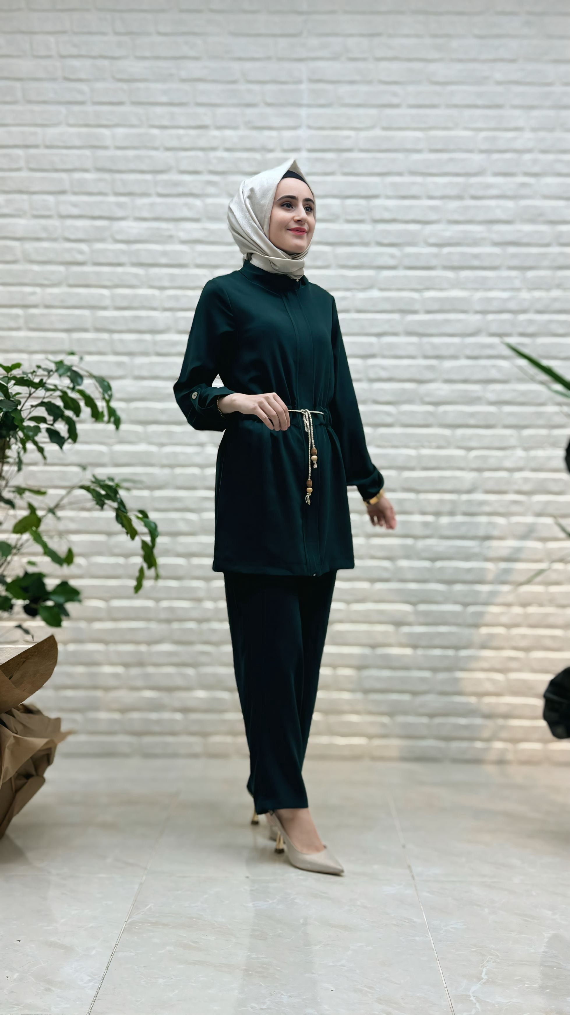 Kado Hasır İpli Pantolonlu Takım 8475