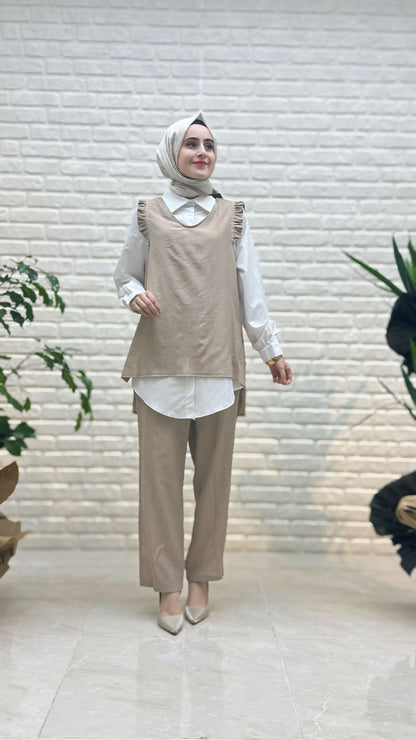 Kado Üçlü Pantolonlu Takım K8691