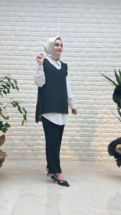 Kado Üçlü Pantolonlu Takım K8691