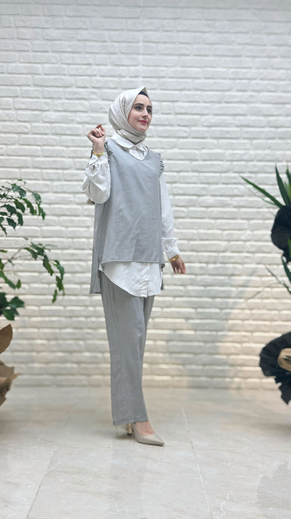 Kado Üçlü Pantolonlu Takım K8691