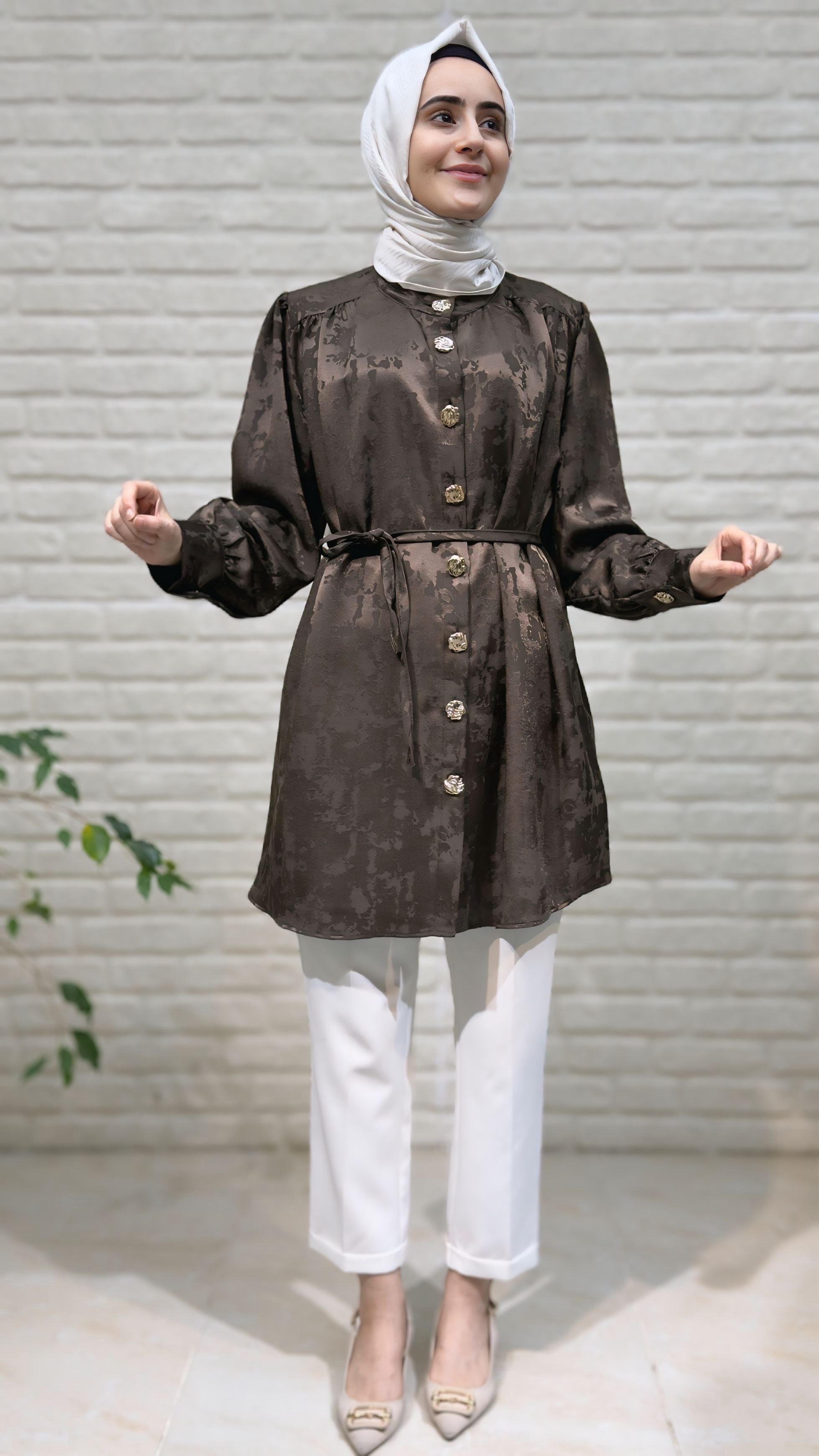 Beranisa Jakarlı Gömlek 1200