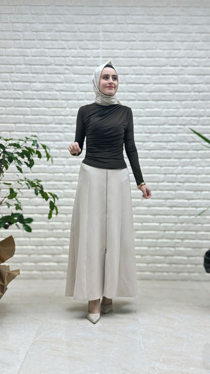 Yariş  Fermuarlı Etek 3330