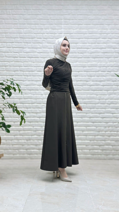 Yariş  Fermuarlı Etek 3330