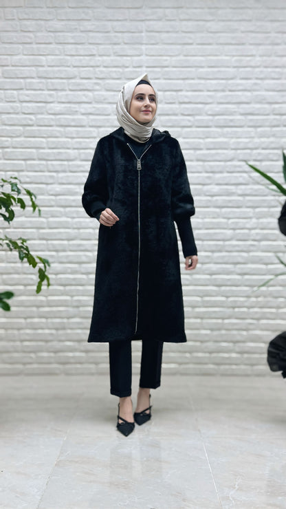Beranisa Fermuarlı Angora Kaban 9990