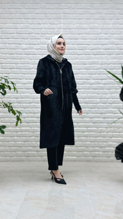 Beranisa Fermuarlı Angora Kaban 9990