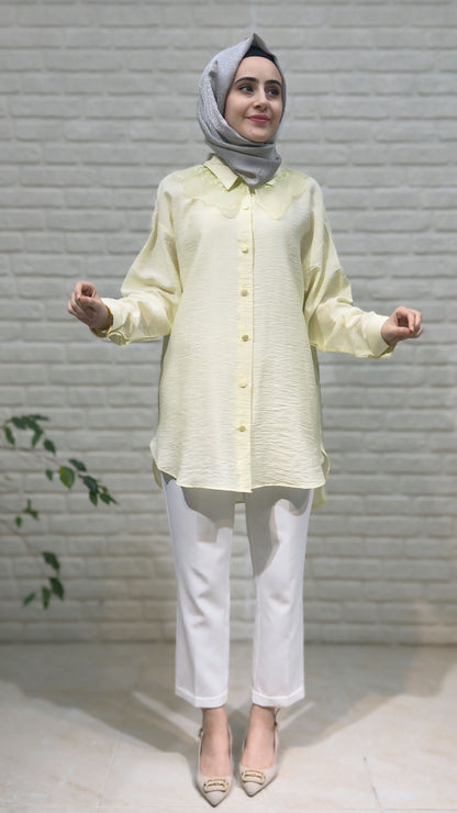 Beranisa Bebe Yaka Düğmeli Tunik 4018