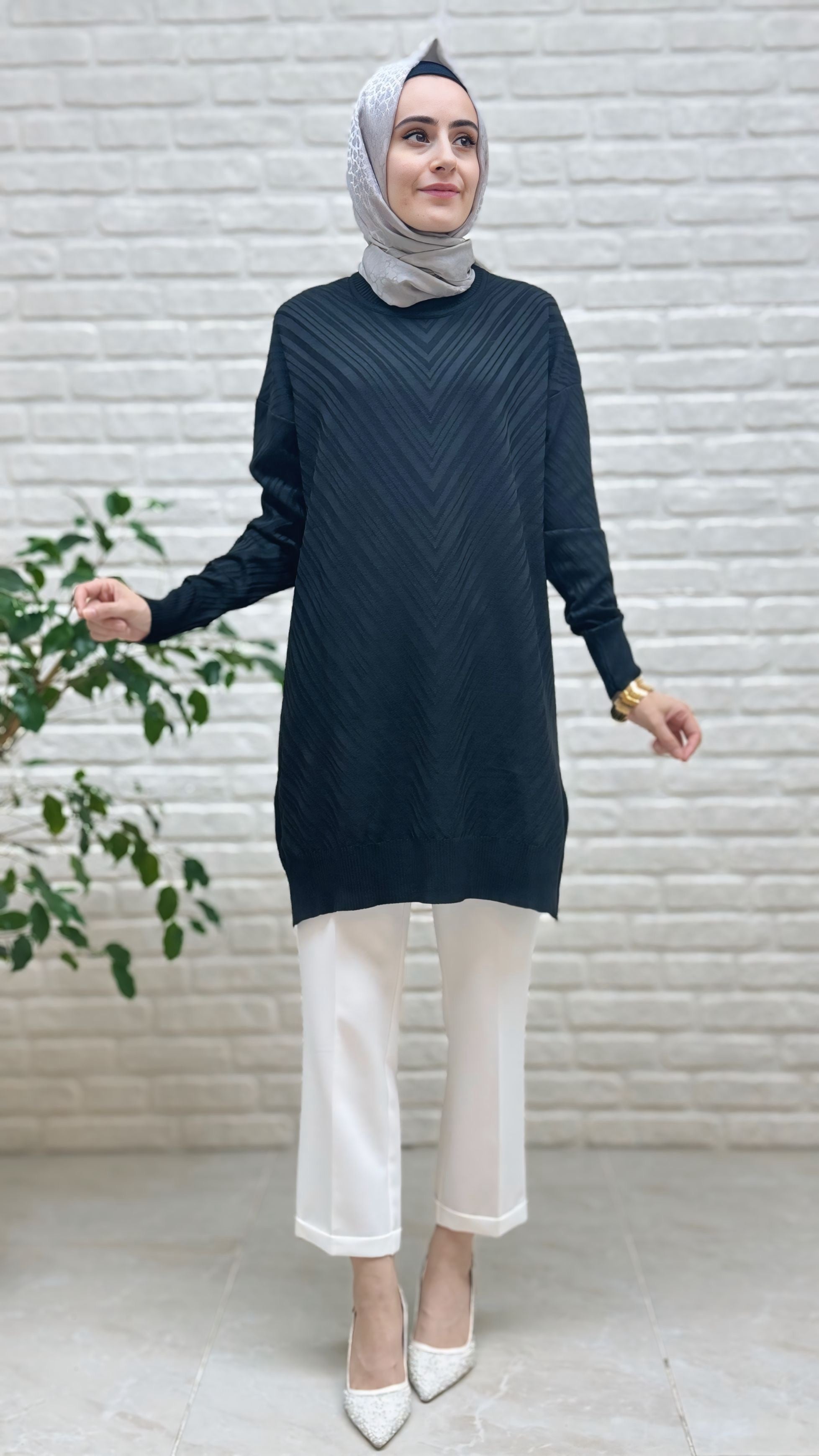 Beranisa Soğuk İp Tunik 3192