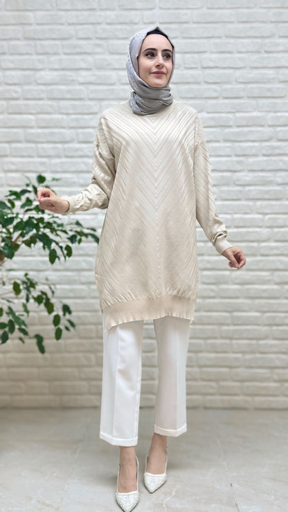 Beranisa Soğuk İp Tunik 3192