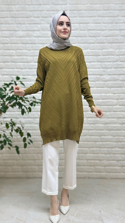 Beranisa Soğuk İp Tunik 3192