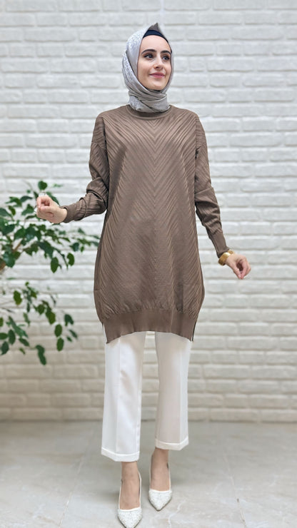 Beranisa Soğuk İp Tunik 3192