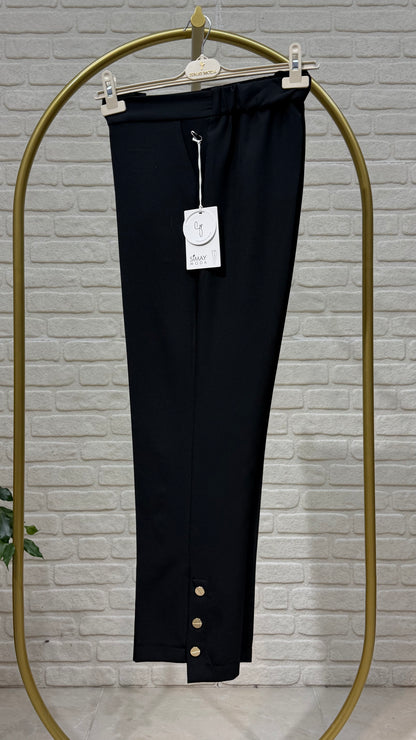 Simay Düğme Detaylı Pantolon 1054