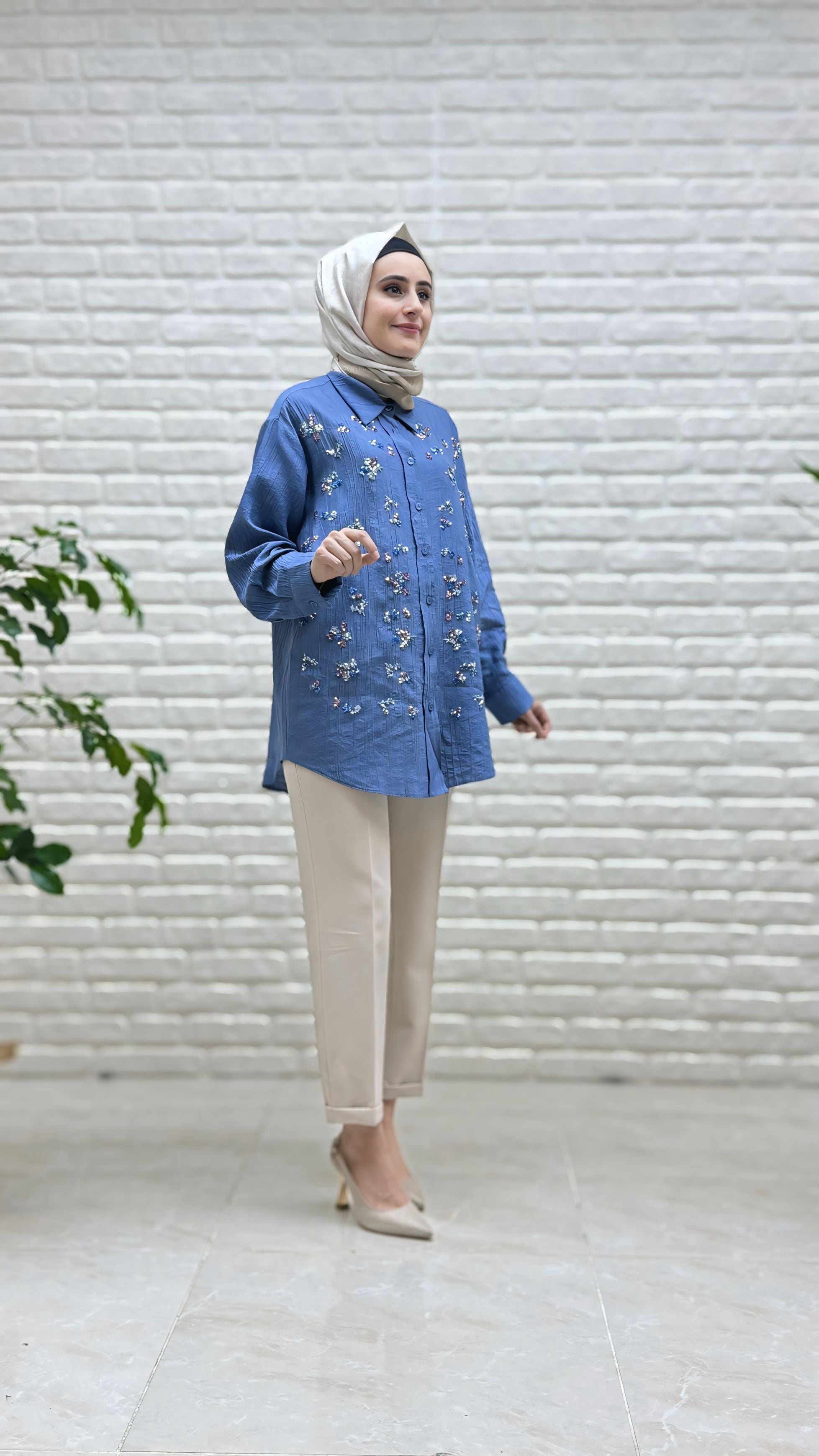 Tripen Pul İşlemeli Tunik 3030