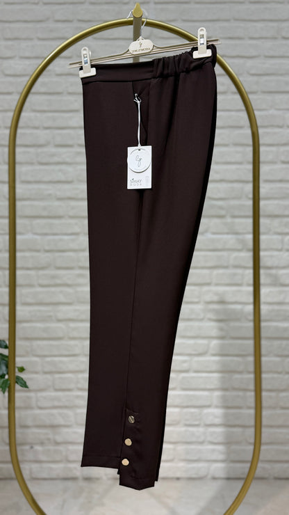 Simay Düğme Detaylı Pantolon 1054