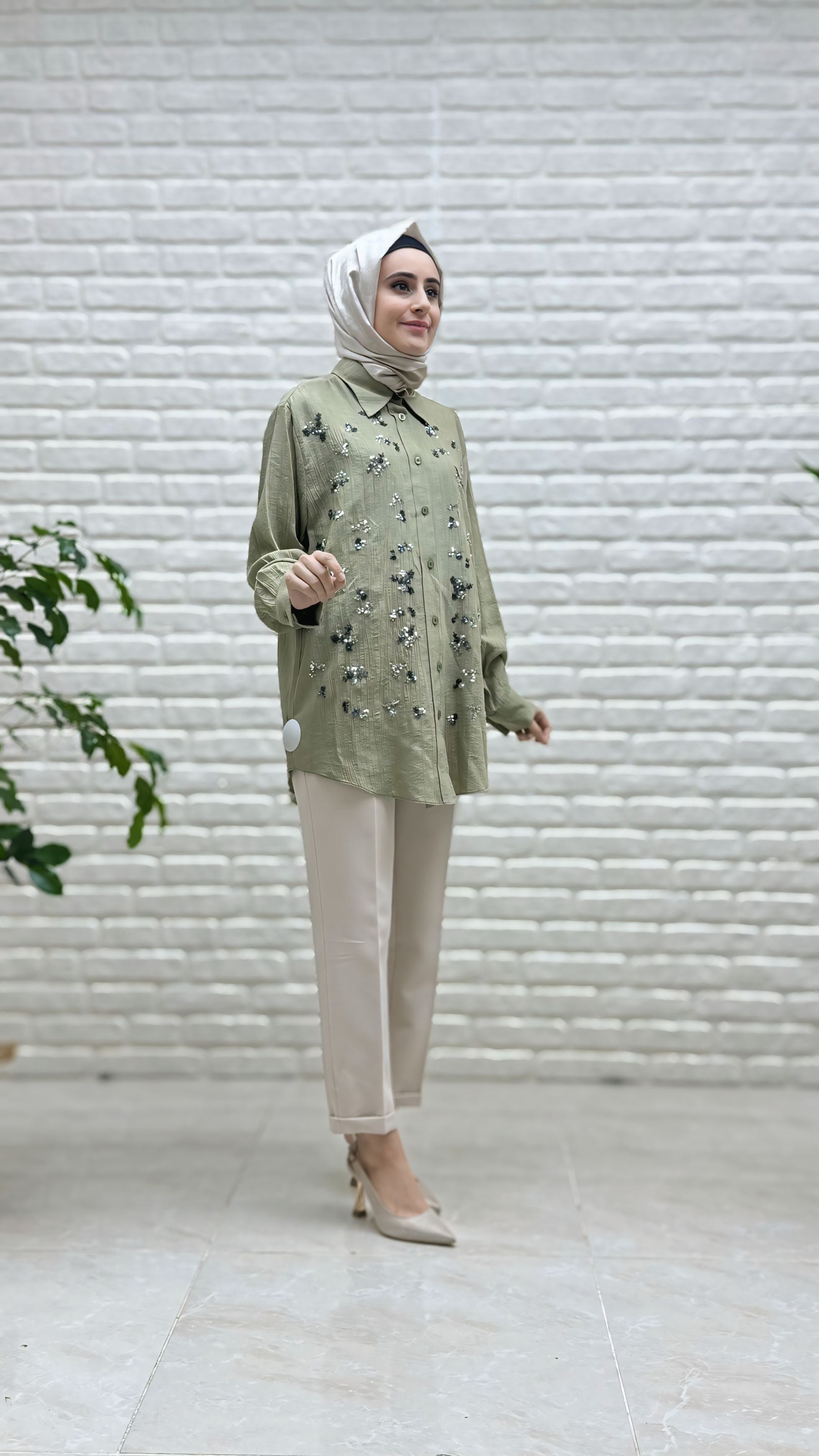 Tripen Pul İşlemeli Tunik 3030