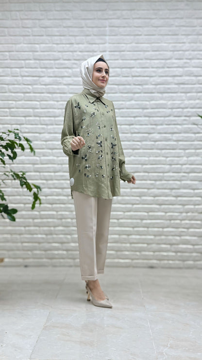 Tripen Pul İşlemeli Tunik 3030