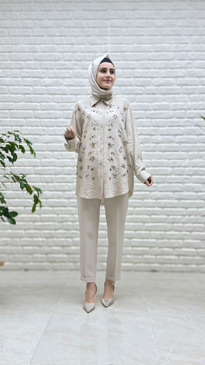 Tripen Pul İşlemeli Tunik 3030