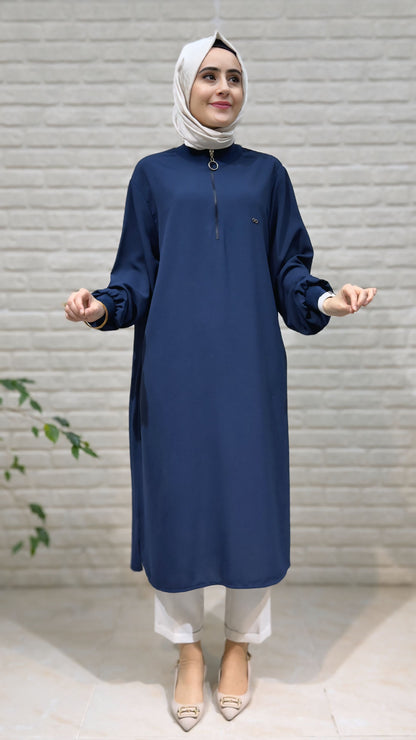 Kado Fermuar Detaylı Tunik 251491