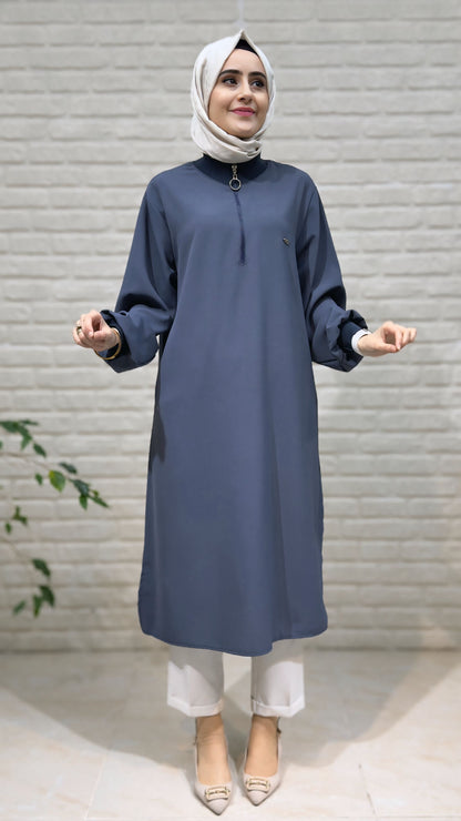 Kado Fermuar Detaylı Tunik 251491