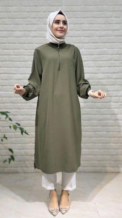 Kado Fermuar Detaylı Tunik 251491
