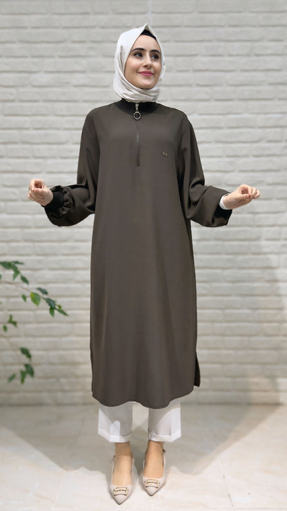Kado Fermuar Detaylı Tunik 251491
