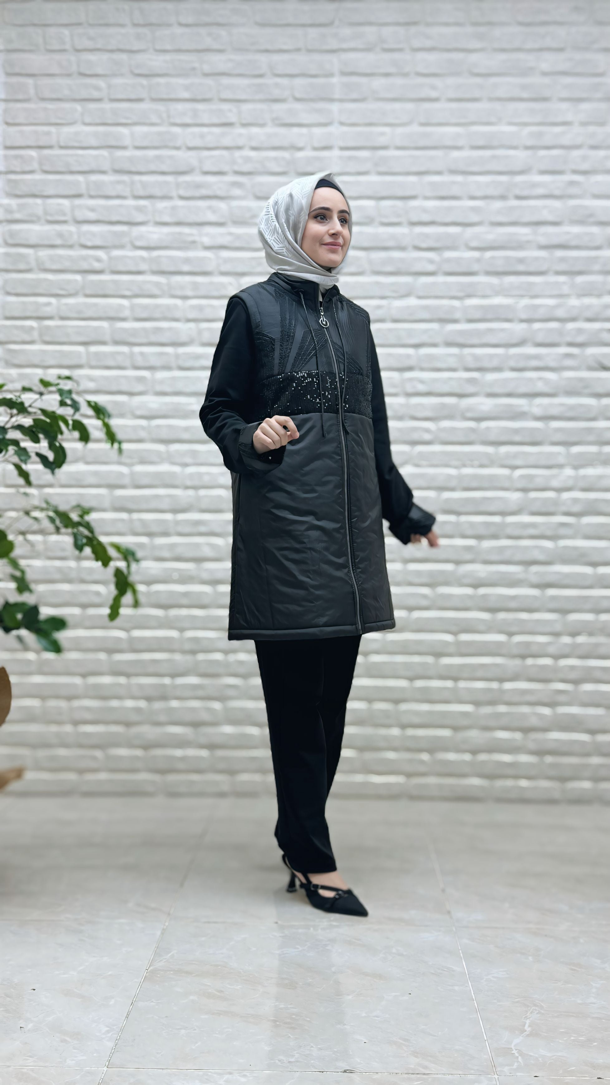 Endiva Yelekli Üçlü Takım 18807