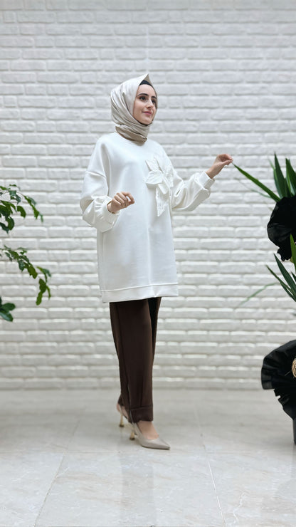 Simay Moda Fermuarlı Oysho Pantolon 3840