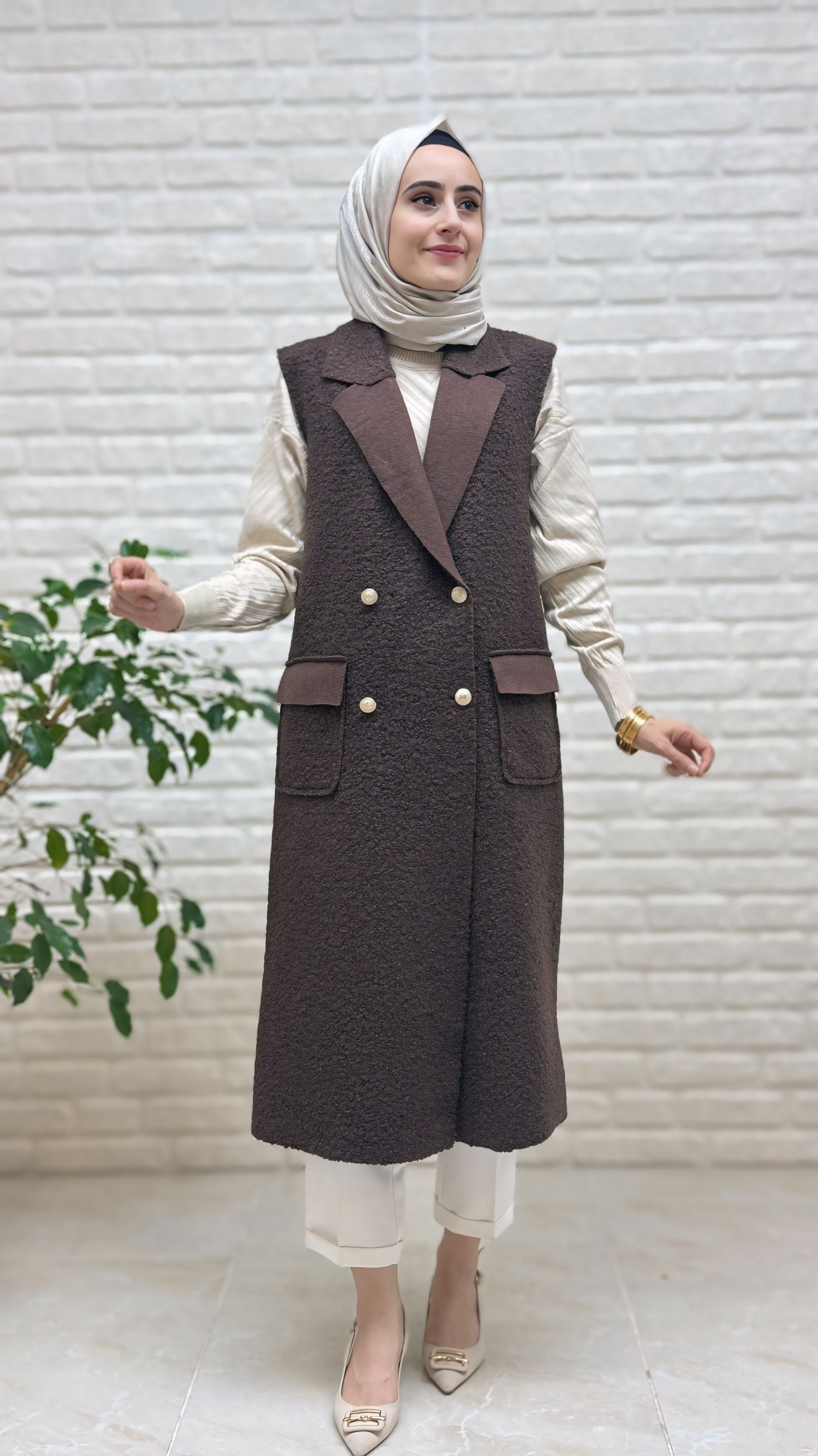 Beranisa Kuzu Yelek 7896