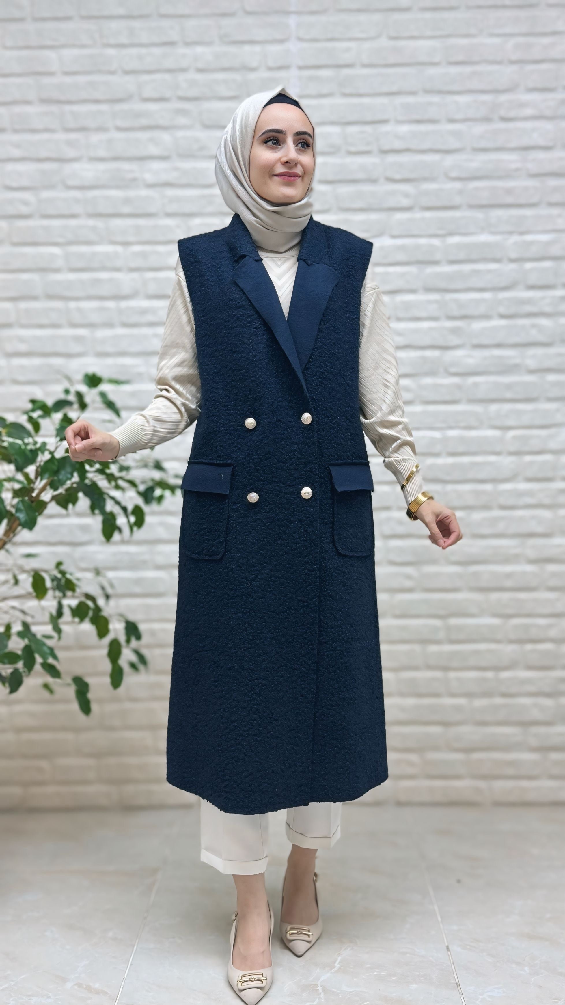 Beranisa Kuzu Yelek 7896