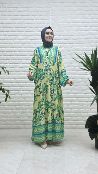 Beranisa Viskon Elbise 3856