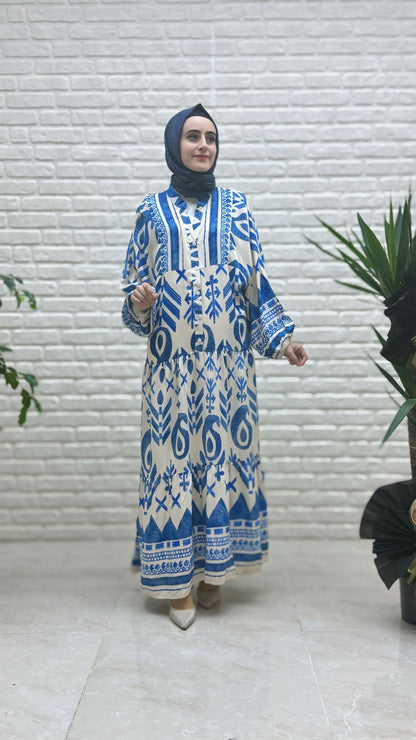 Beranisa Viskon Elbise 3859