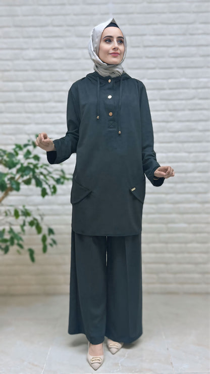 Ayşe Akay Nilda Pantolonlu Takım 7003