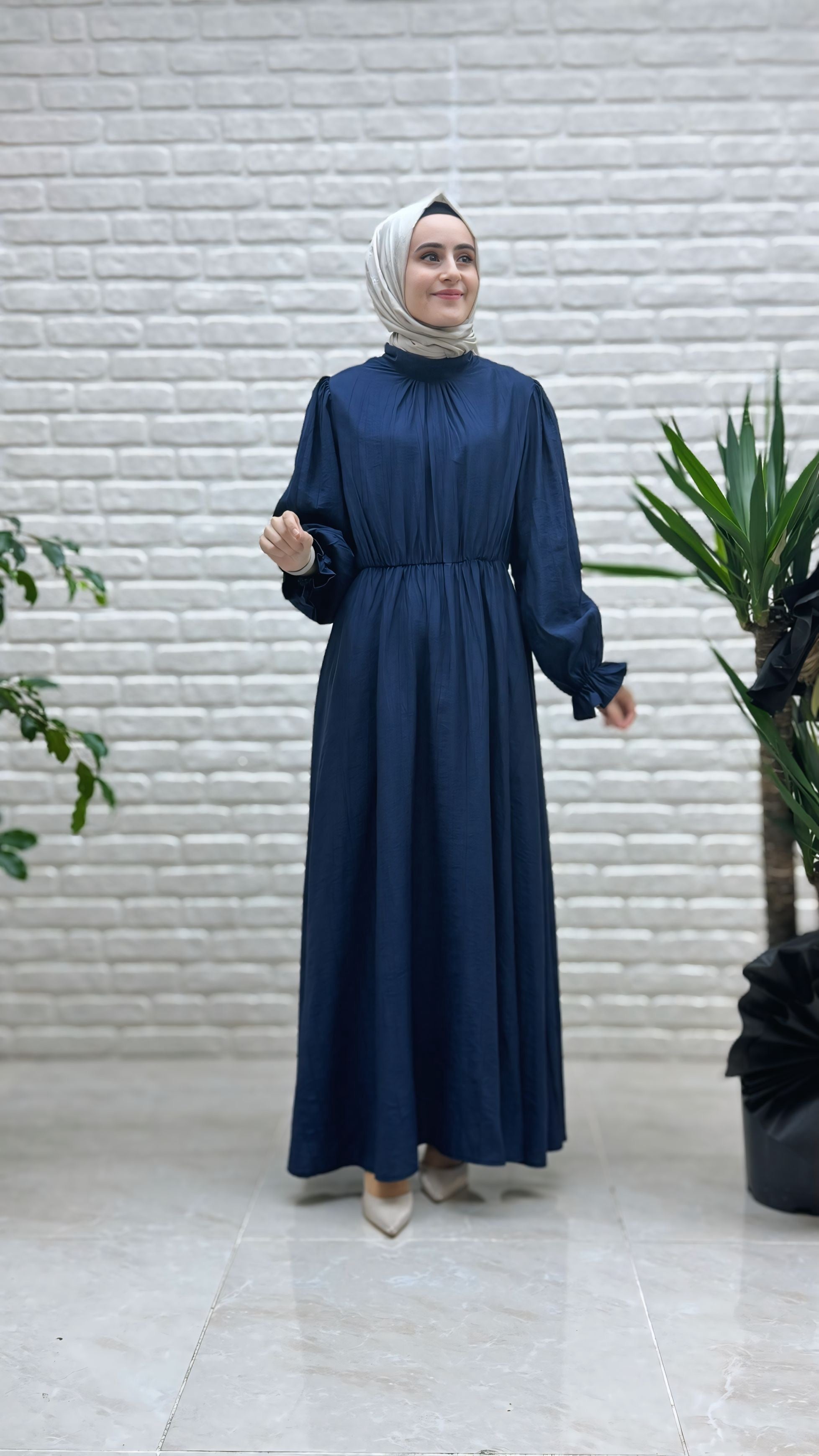 Kado Kolu Lastikli Elbise 251302