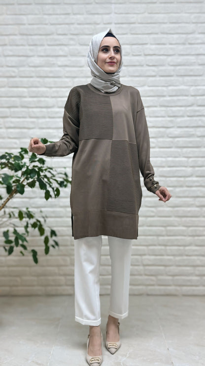 Tuğra Soğuk İp Tunik 0030