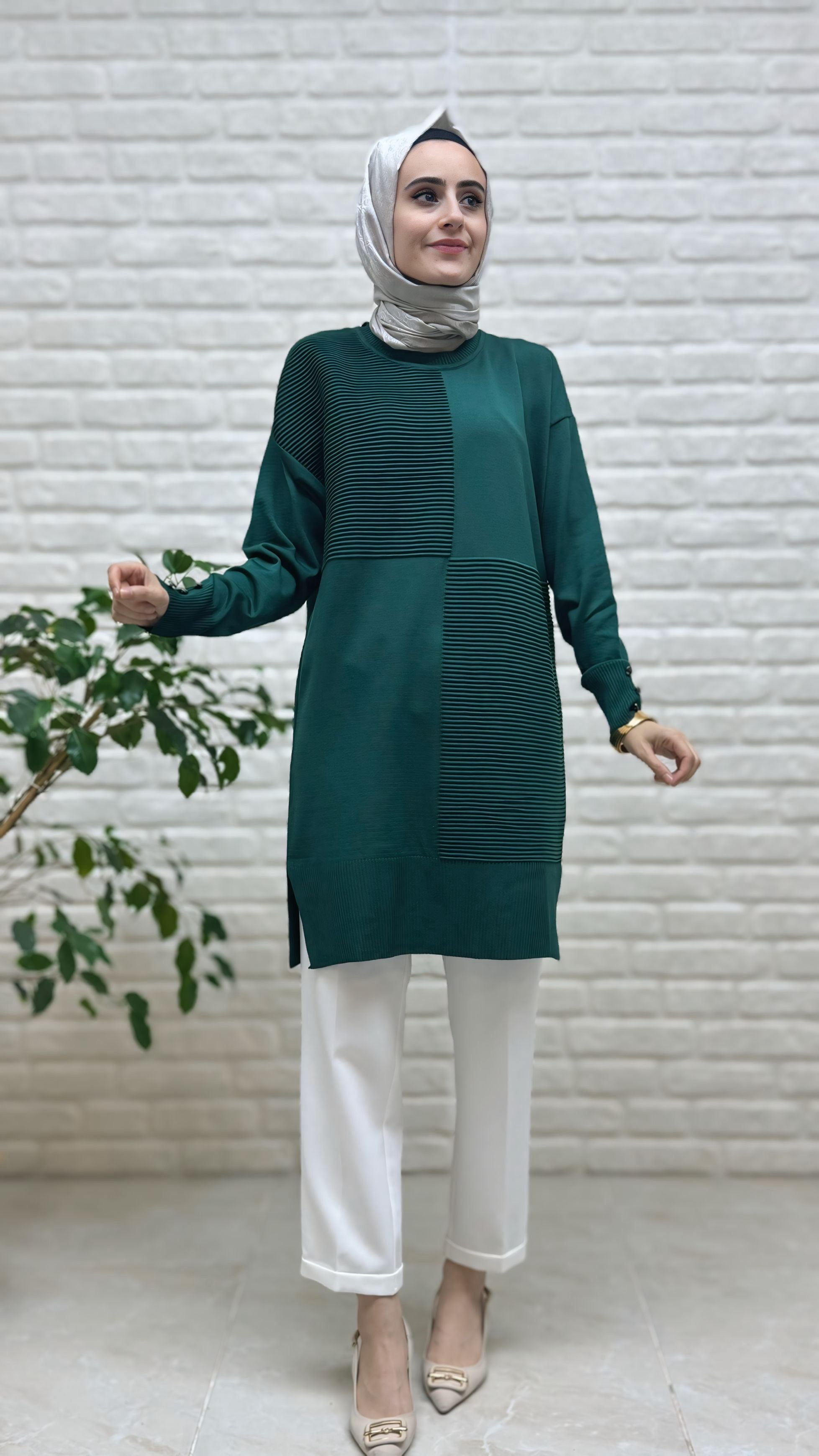 Tuğra Soğuk İp Tunik 0030