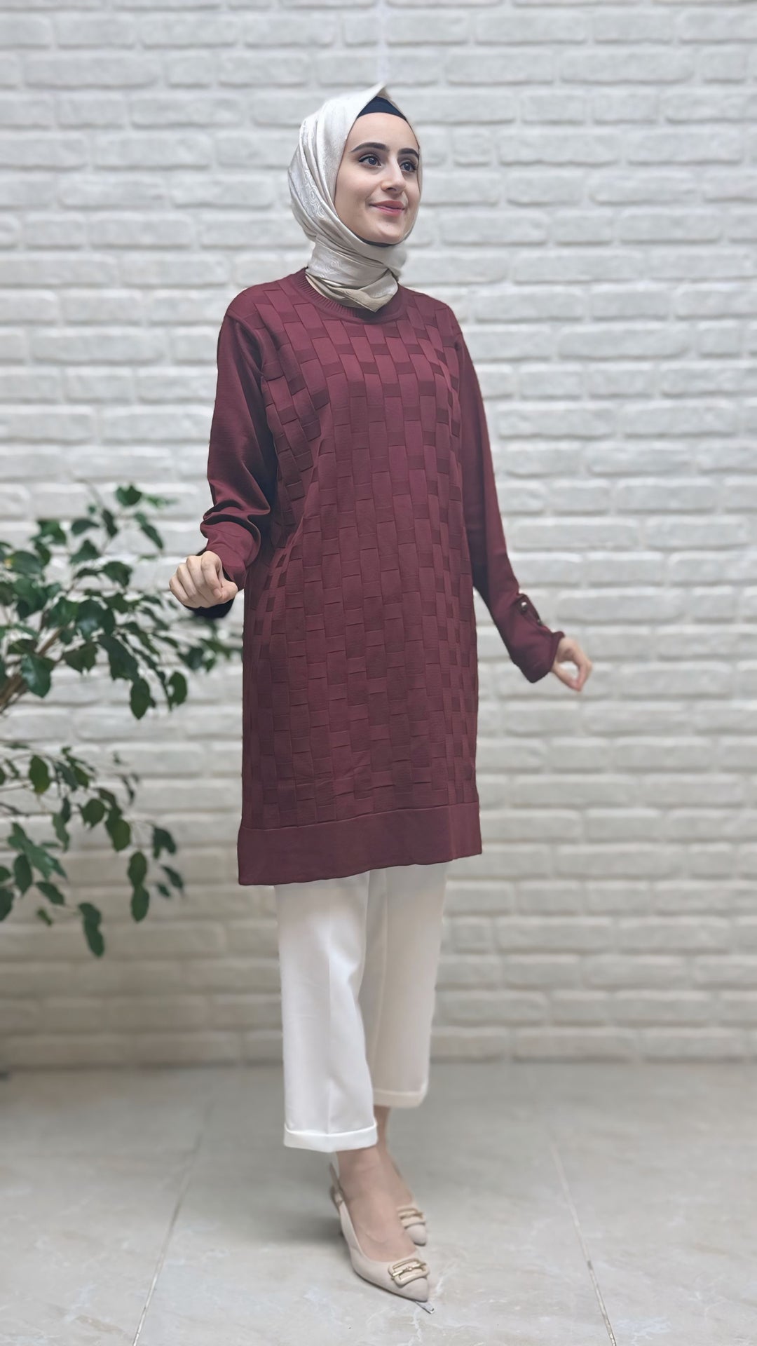 Tuğra Soğuk İp Tunik 0030