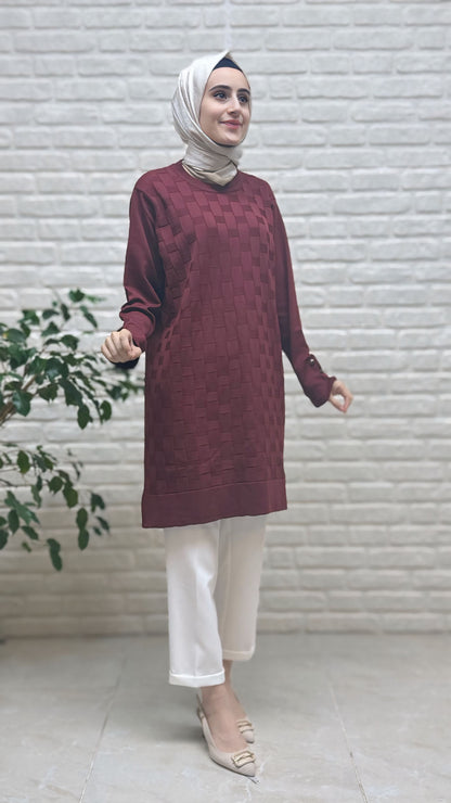 Tuğra Soğuk İp Tunik 0039